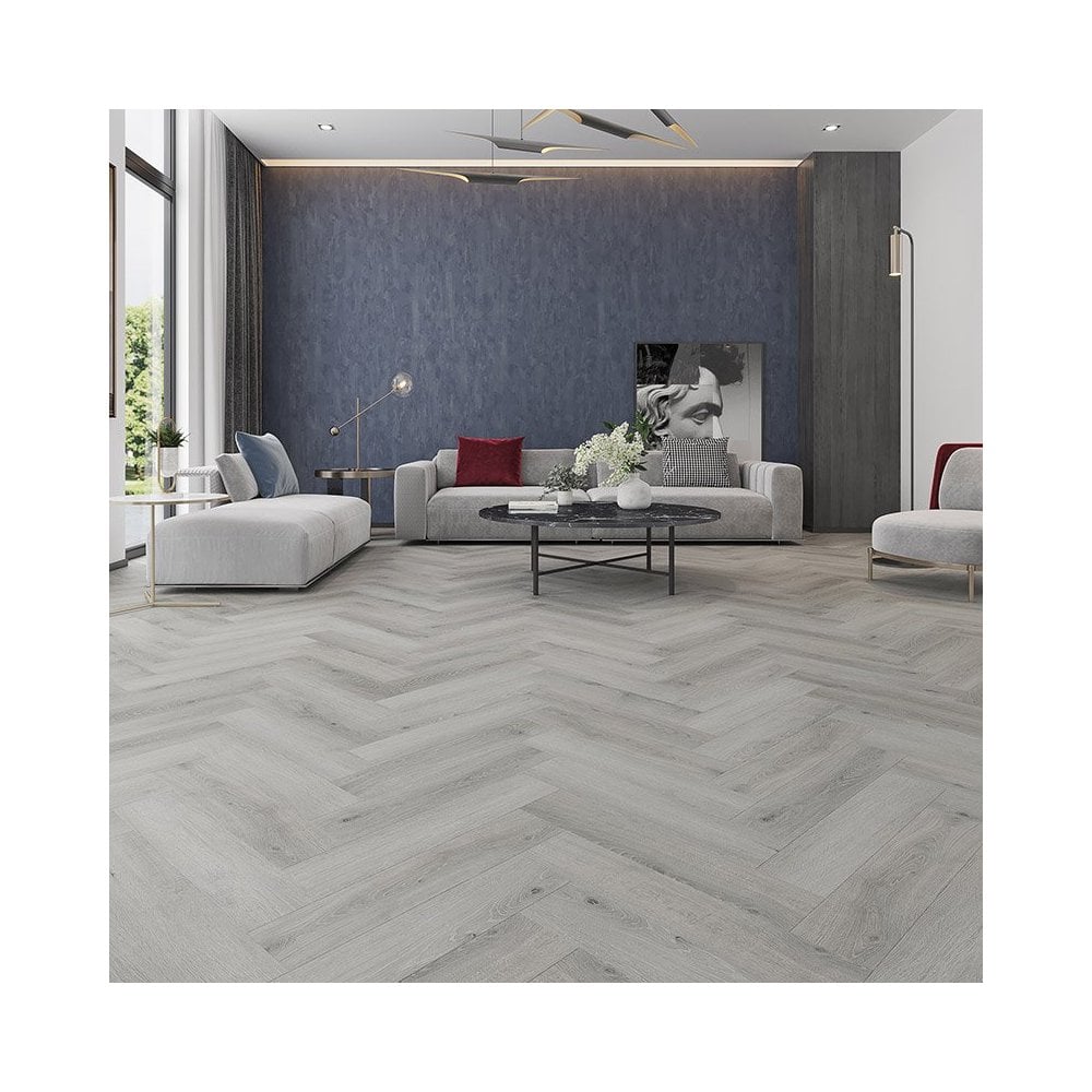 Premium LVT Herringbone Havanan Grey - £17.50 PER M2- UNBEATABLE ONLINE SALE PRICE
