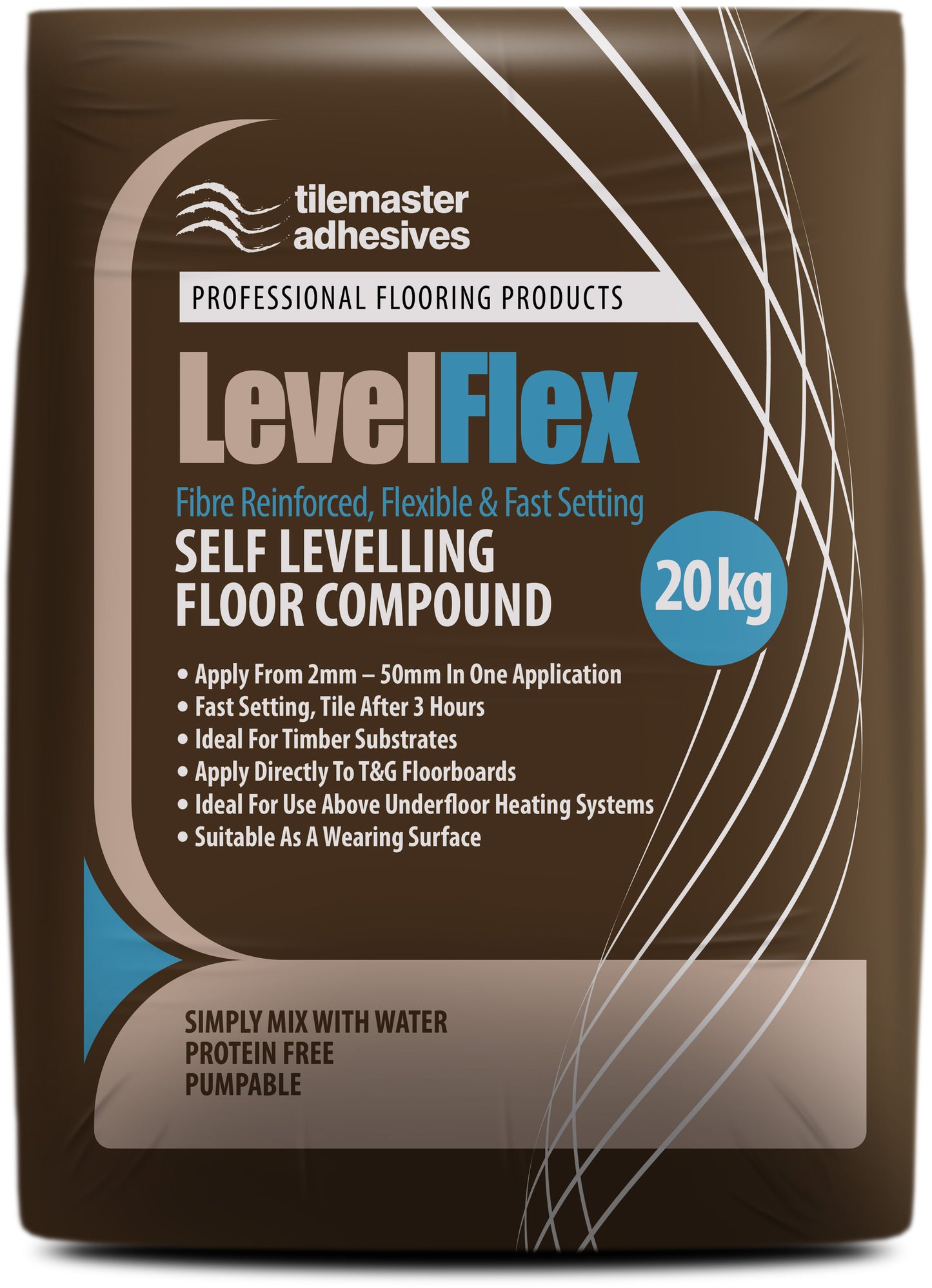 Tilemaster LevelFlex Flexible, Fibre Reinforced Levelling and Smoothing Compound