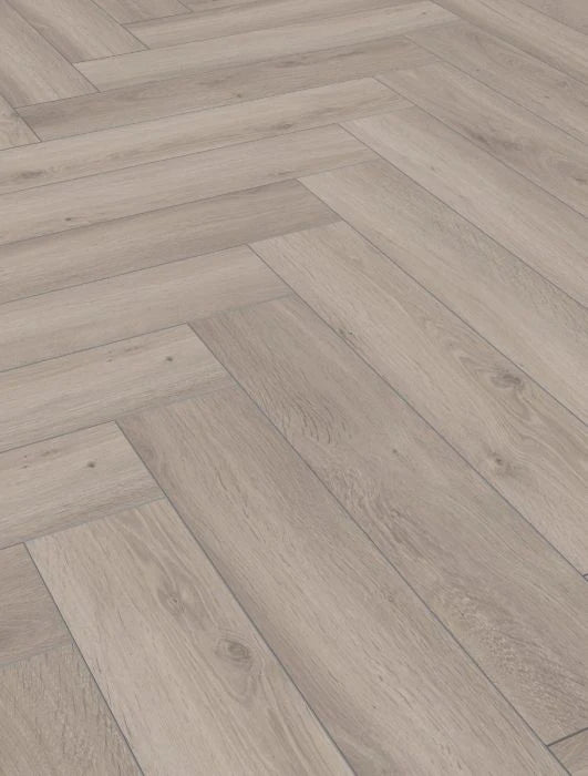 Silver Oak Herringbone Laminate 8mm SALE £21.99 M2