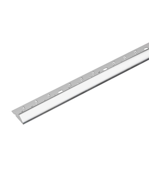 Single Return Doorbar - 0.9m - SILVER - Carpet to Vinyl