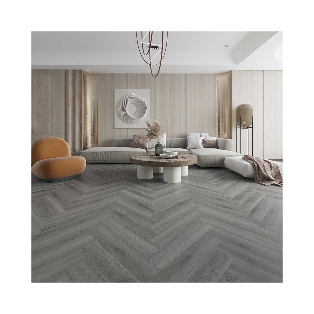 Premium LVT Herringbone Millenium Oak - £21.99 Per m²