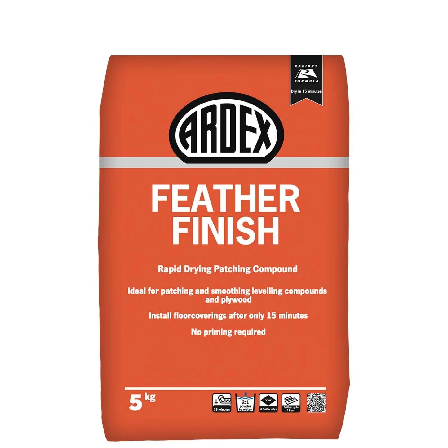 Ardex Feather Finish Rapid Drying Patching And Smoothing Compound 11kg